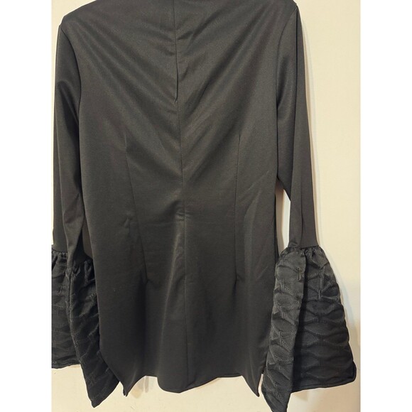 ASILIO PLAY LOUD BLACK RUFFLED BELL SLEEVES size 6 NEW - Picture 4 of 9